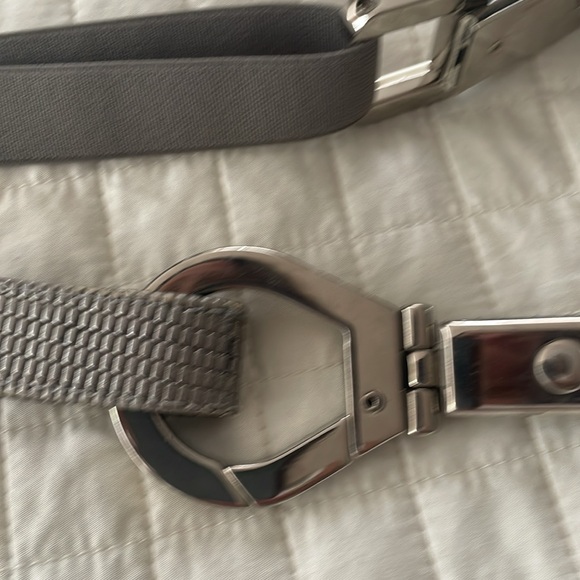 Suzi Roher Belt | sliver/grey | leather and elastic | Size Large Plus - Picture 5 of 5